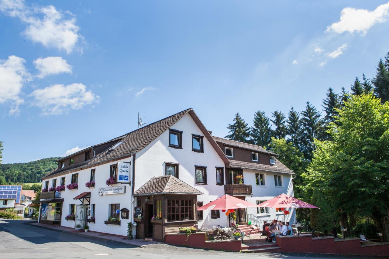 Hotel Berghof Wasserkuppe & Gaestehaus Fuldaquelle Gersfeld Exterior foto